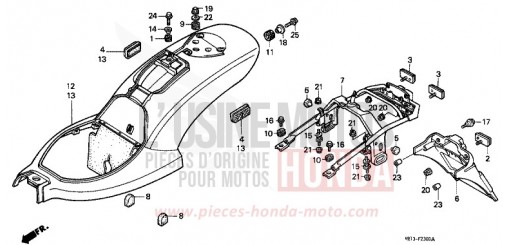 REAR FENDER VT600CP de 1993